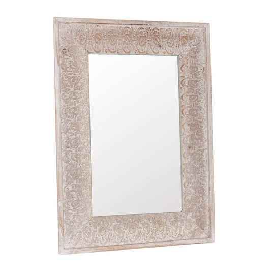 Specchio in abete sbiancato 48X2.5H68