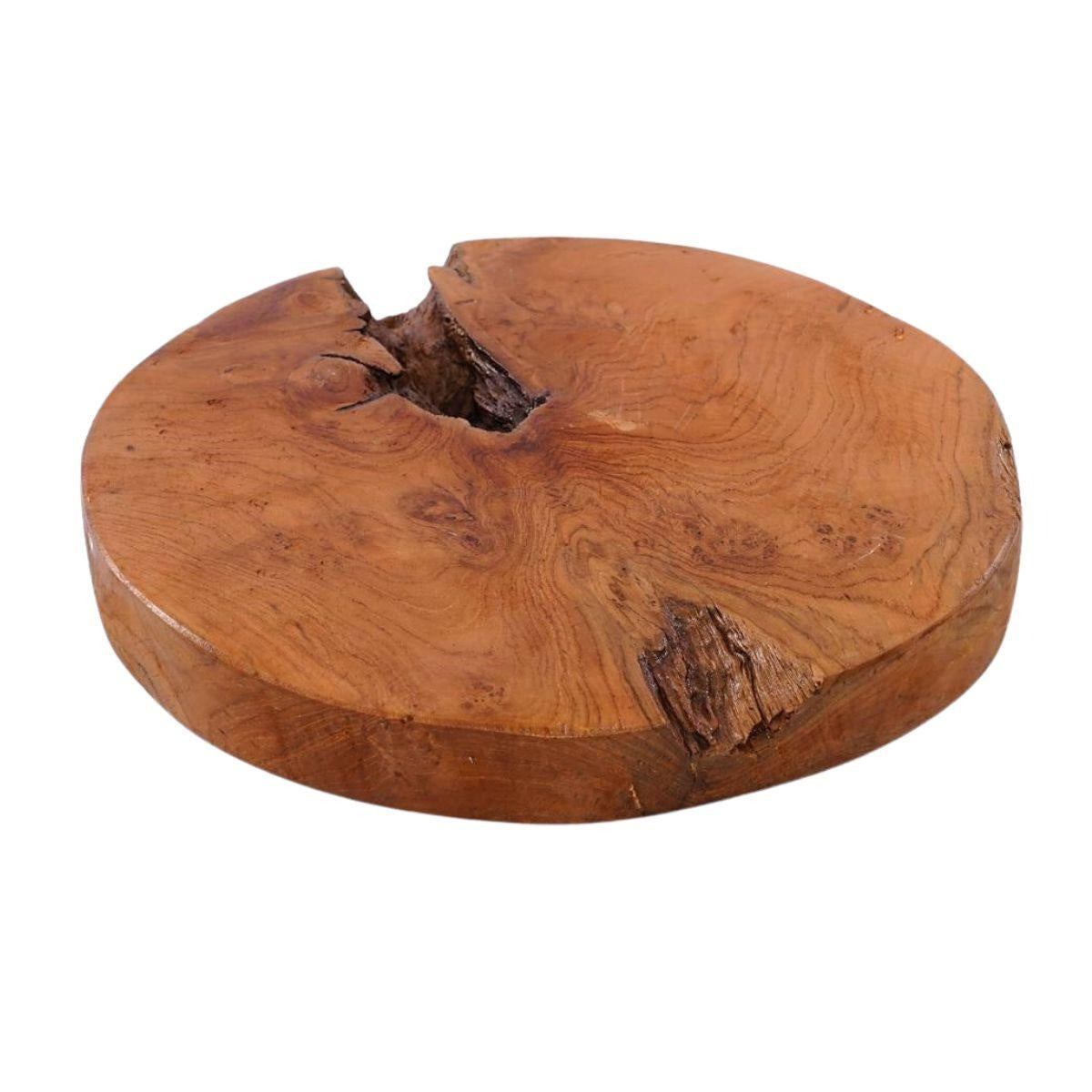 Tagliere rotondo in teak Ø30H4