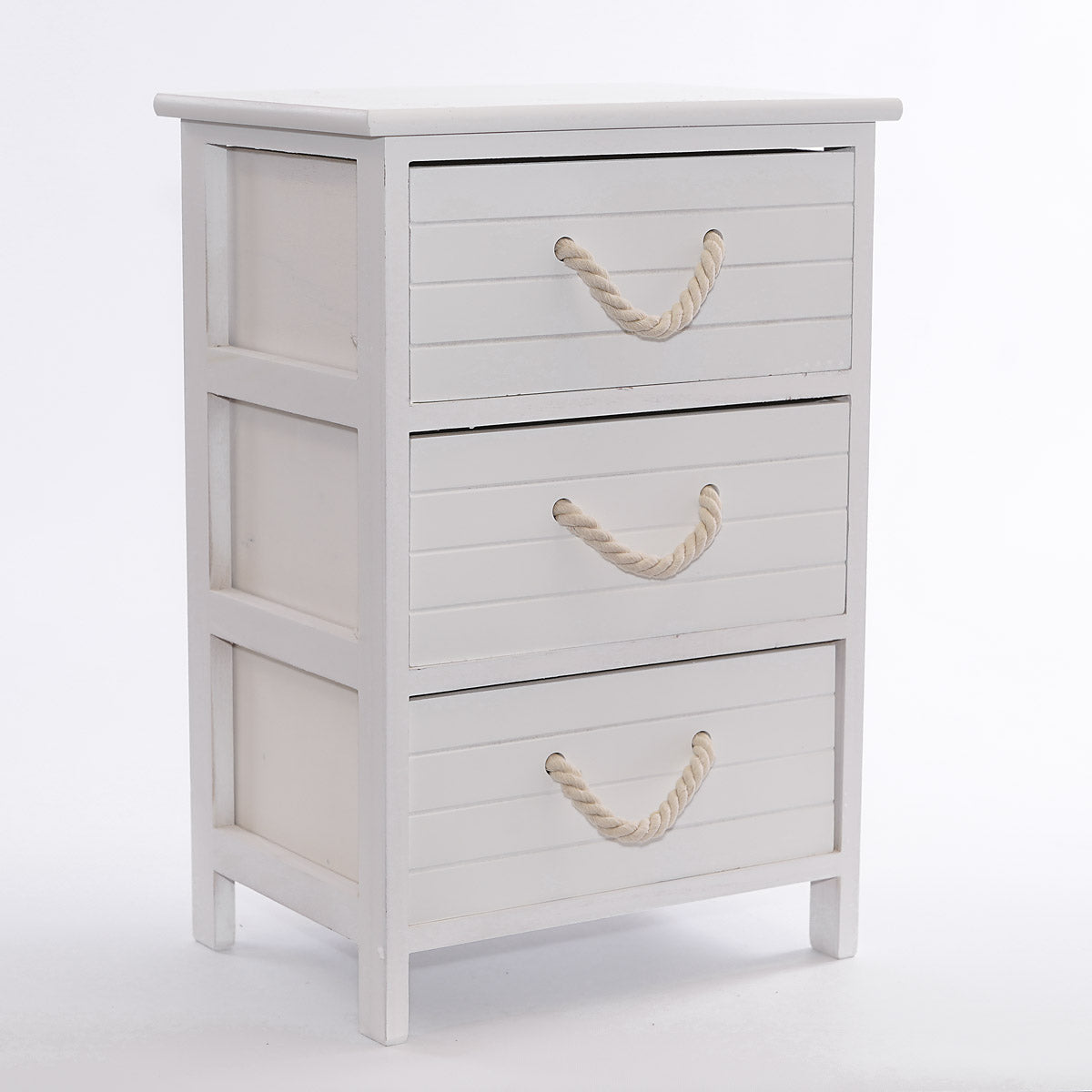 Cassettiera bianca in abete 40X29XH58