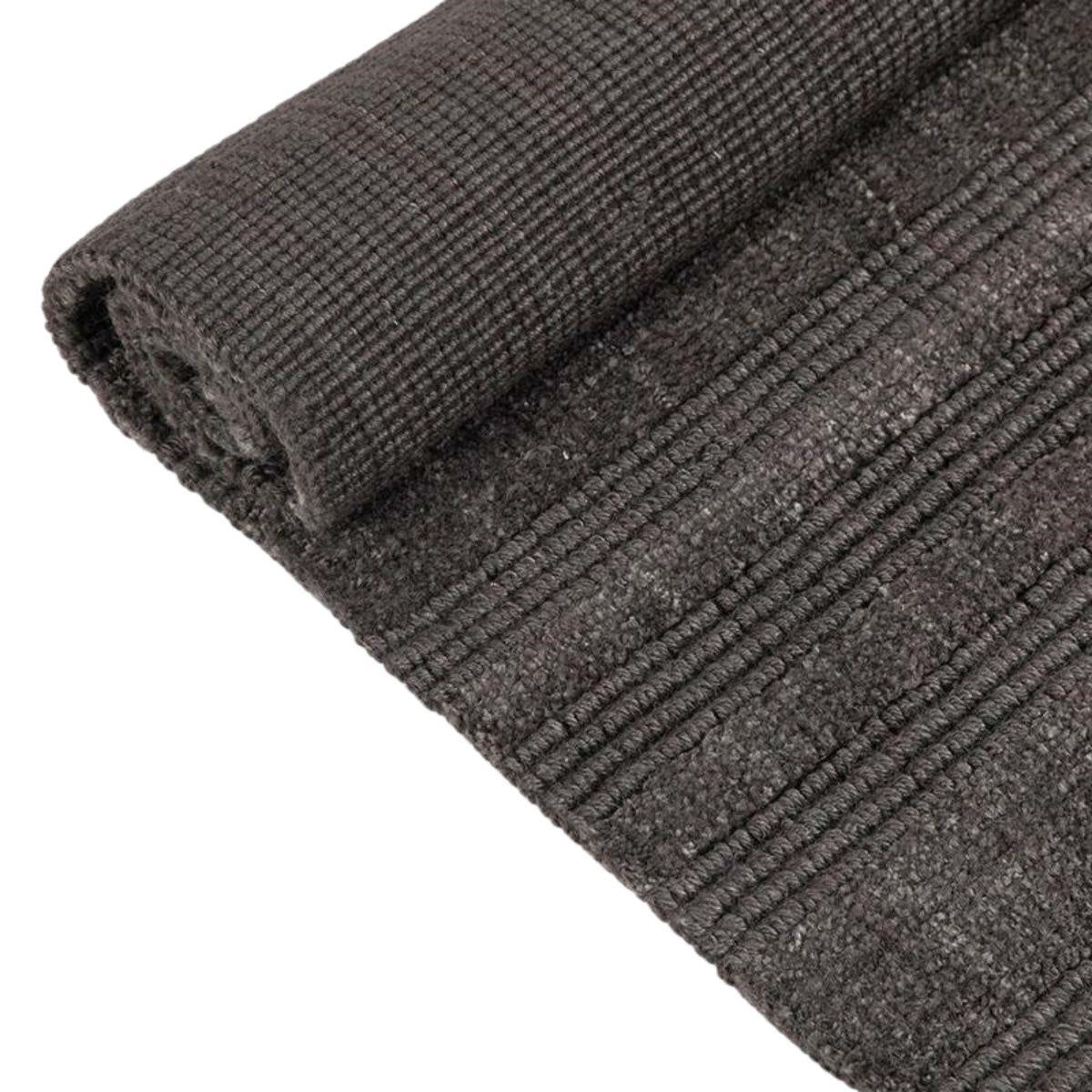 Tappeto grigio in juta 90x150