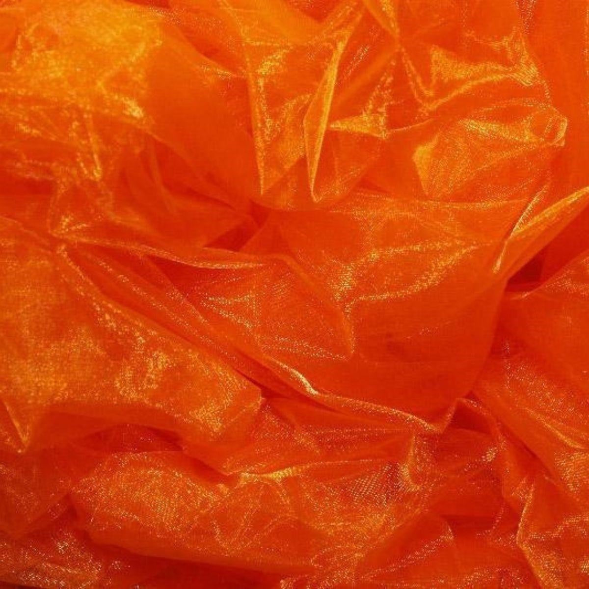 Telo in organza arancione 150X300