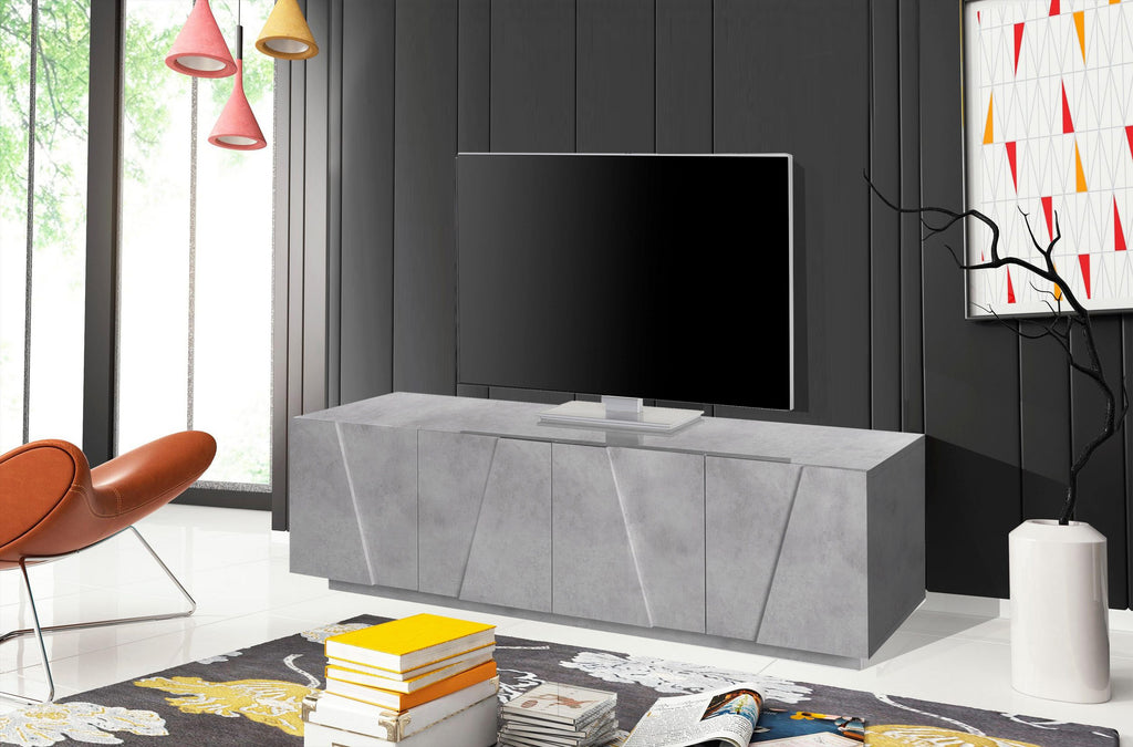 Porta tv PING 160 cm 4 ante battenti - Milano 7 Arte e Design