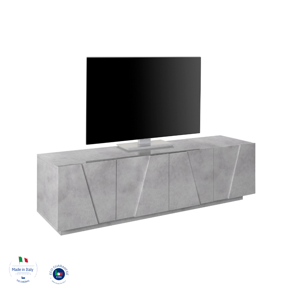 Porta tv PING 160 cm 4 ante battenti - Milano 7 Arte e Design