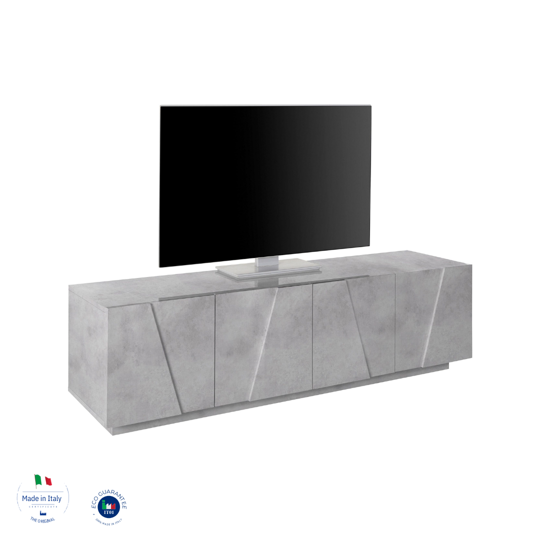 Porta tv PING 160 cm 4 ante battenti - Milano 7 Arte e Design