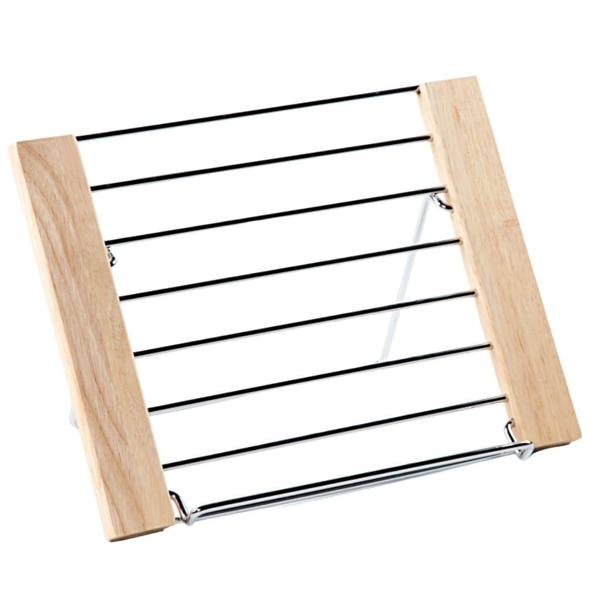 Leggio in metallo e legno 30x20H18