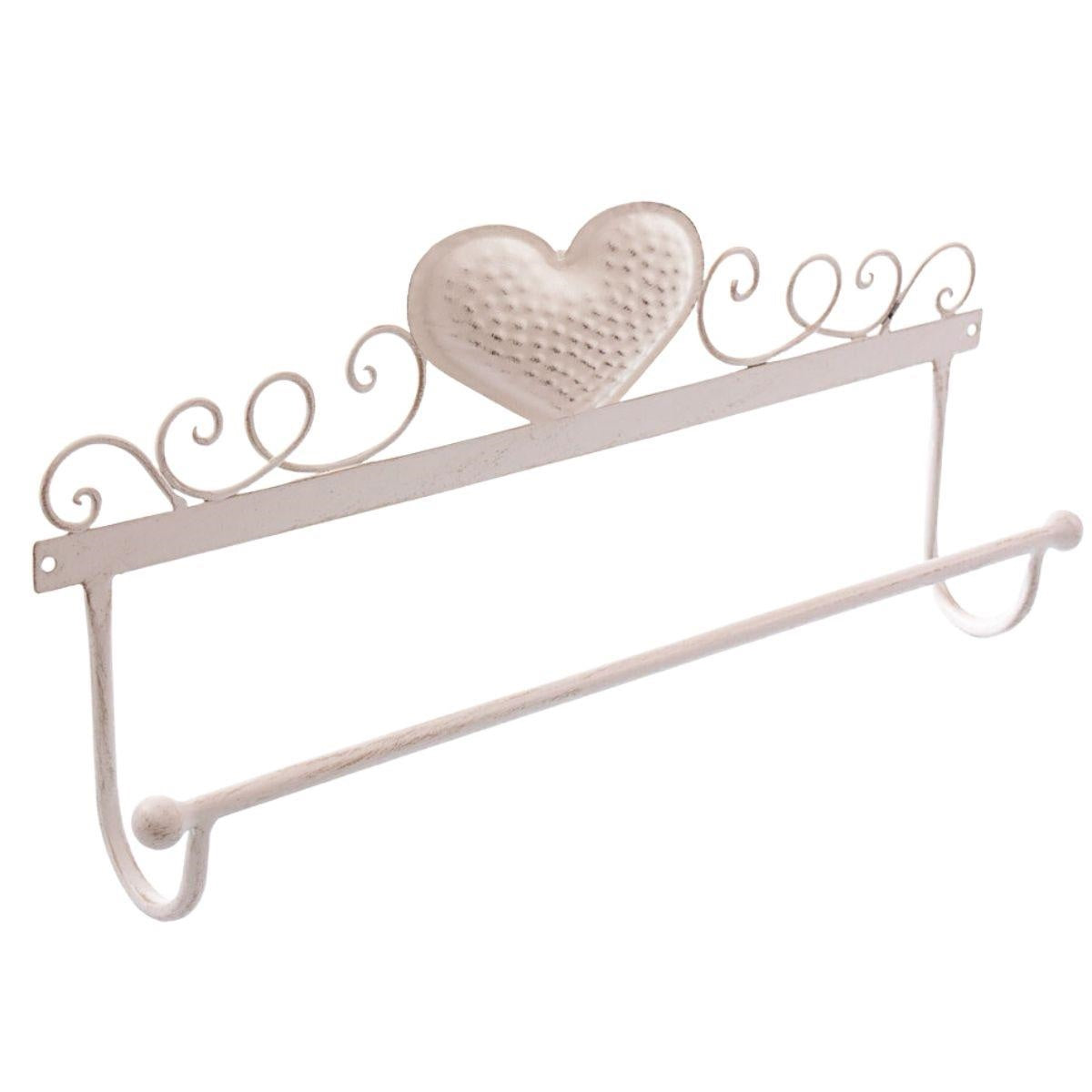 Portasciugamani bianco da muro 45X11H23