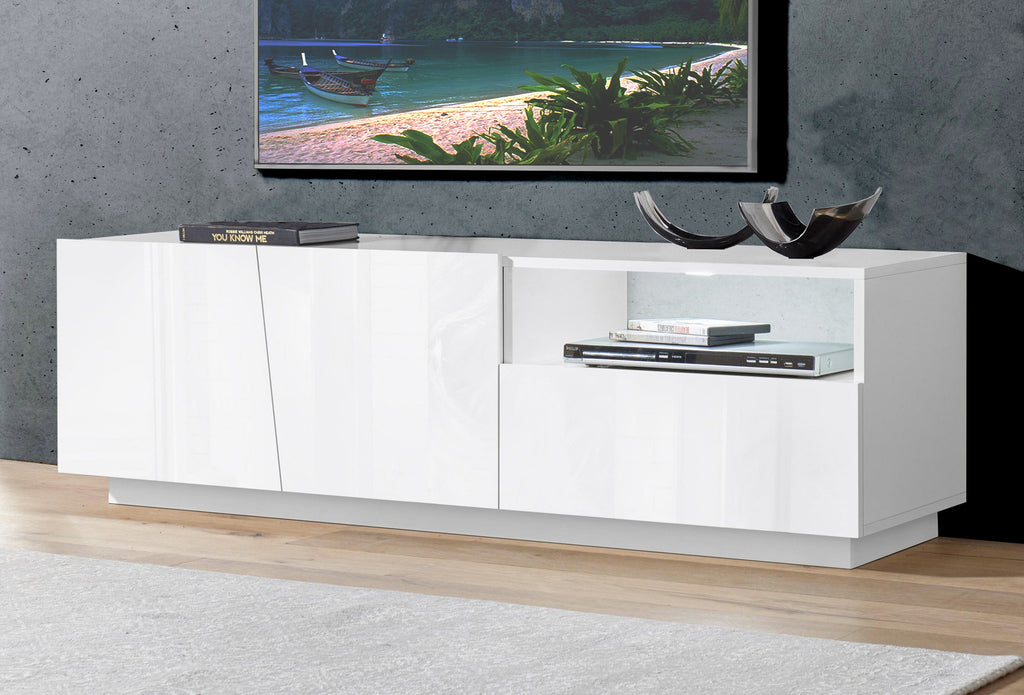 Porta tv VEGA 150 cm  2 ante battenti + 1 cassetto - Milano 7 Arte e Design