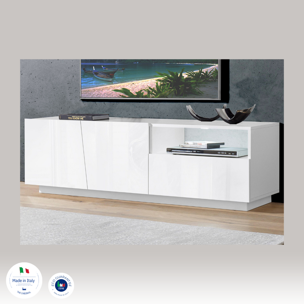 Porta tv VEGA 150 cm  2 ante battenti + 1 cassetto - Milano 7 Arte e Design