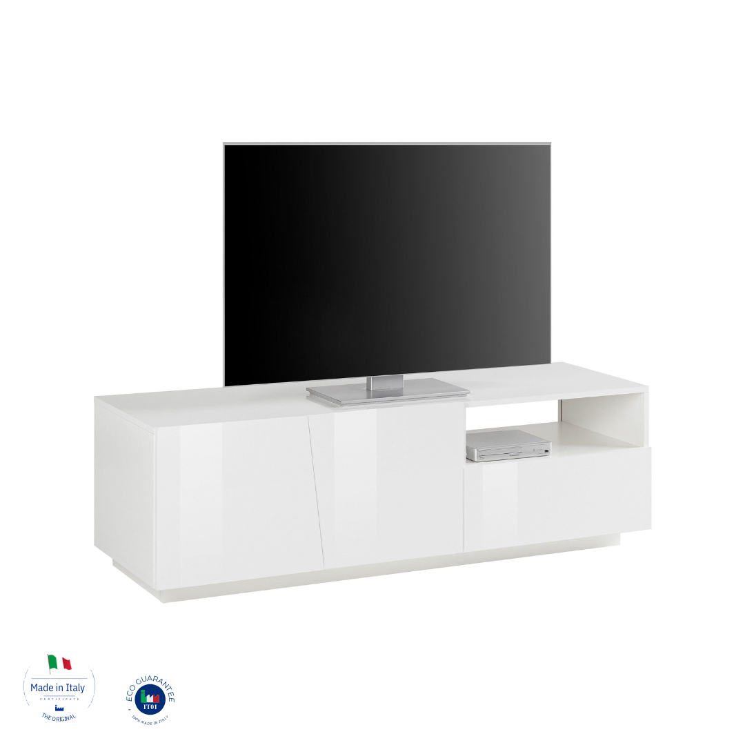 Porta tv VEGA 150 cm  2 ante battenti + 1 cassetto - Milano 7 Arte e Design