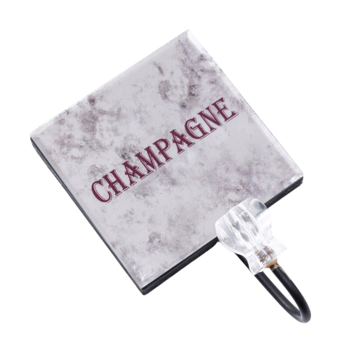 Appendino in metallo Champagne 10H16