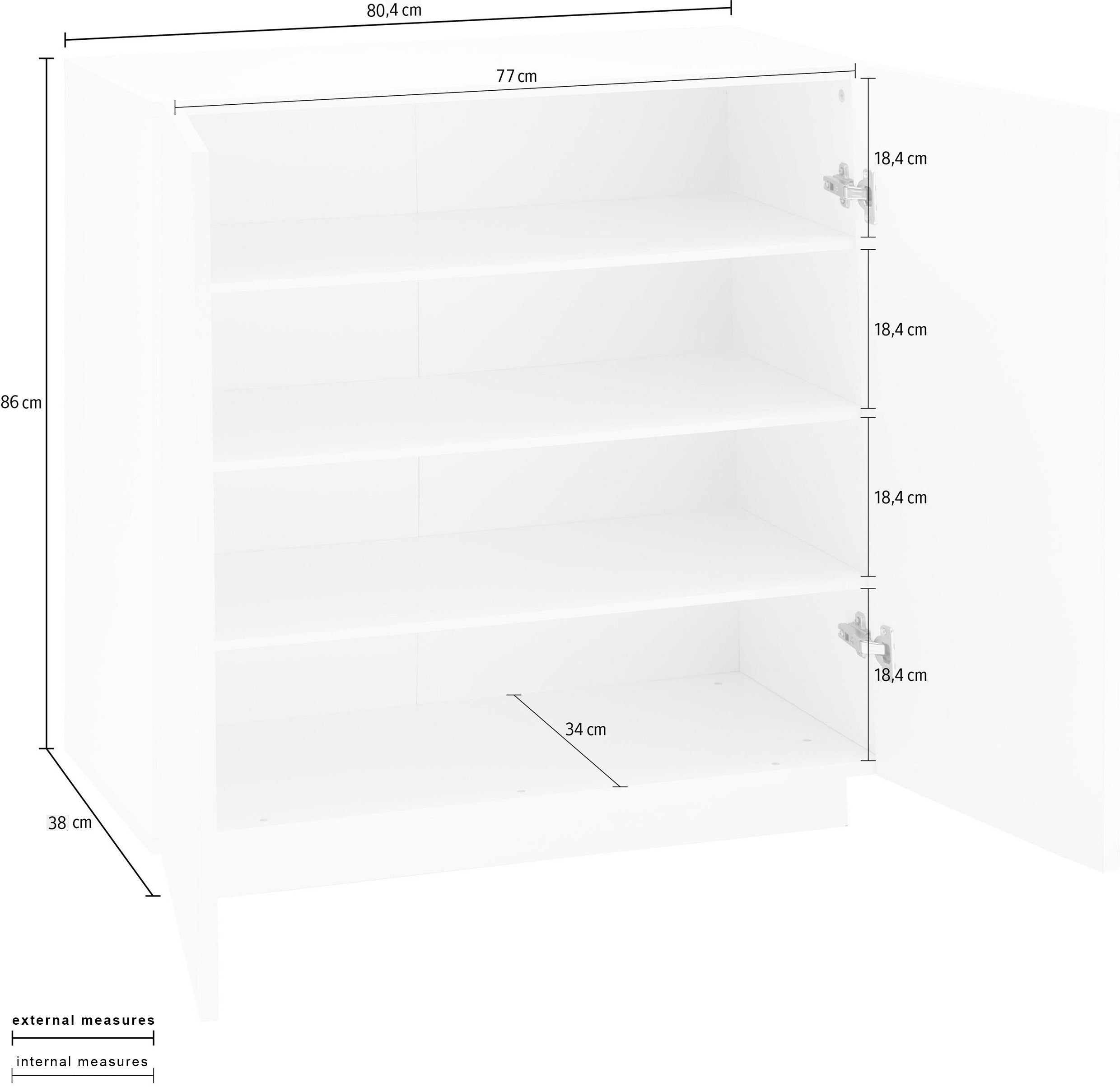 Scarpiera VEGA 2 ante battenti