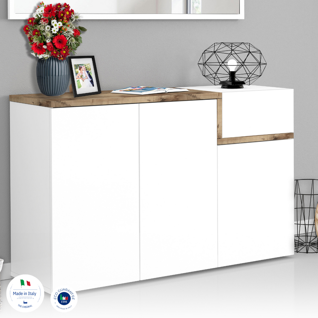 Scarpiera ZET 3 ante battenti 1 antina a ribalta