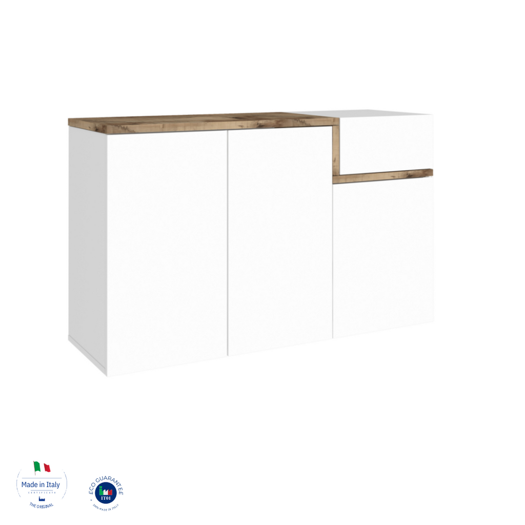 Scarpiera ZET 3 ante battenti 1 antina a ribalta