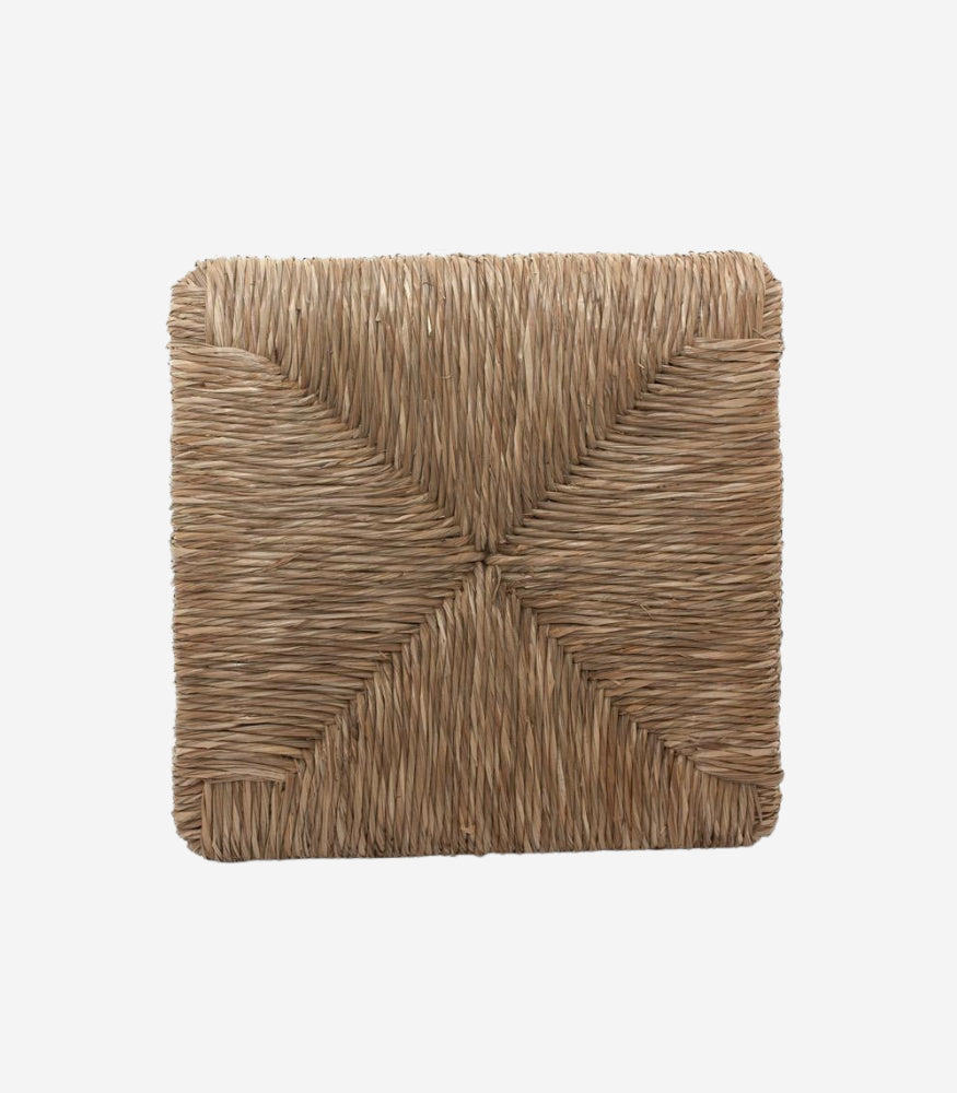 Sedile impagliato in seagrass 37x37