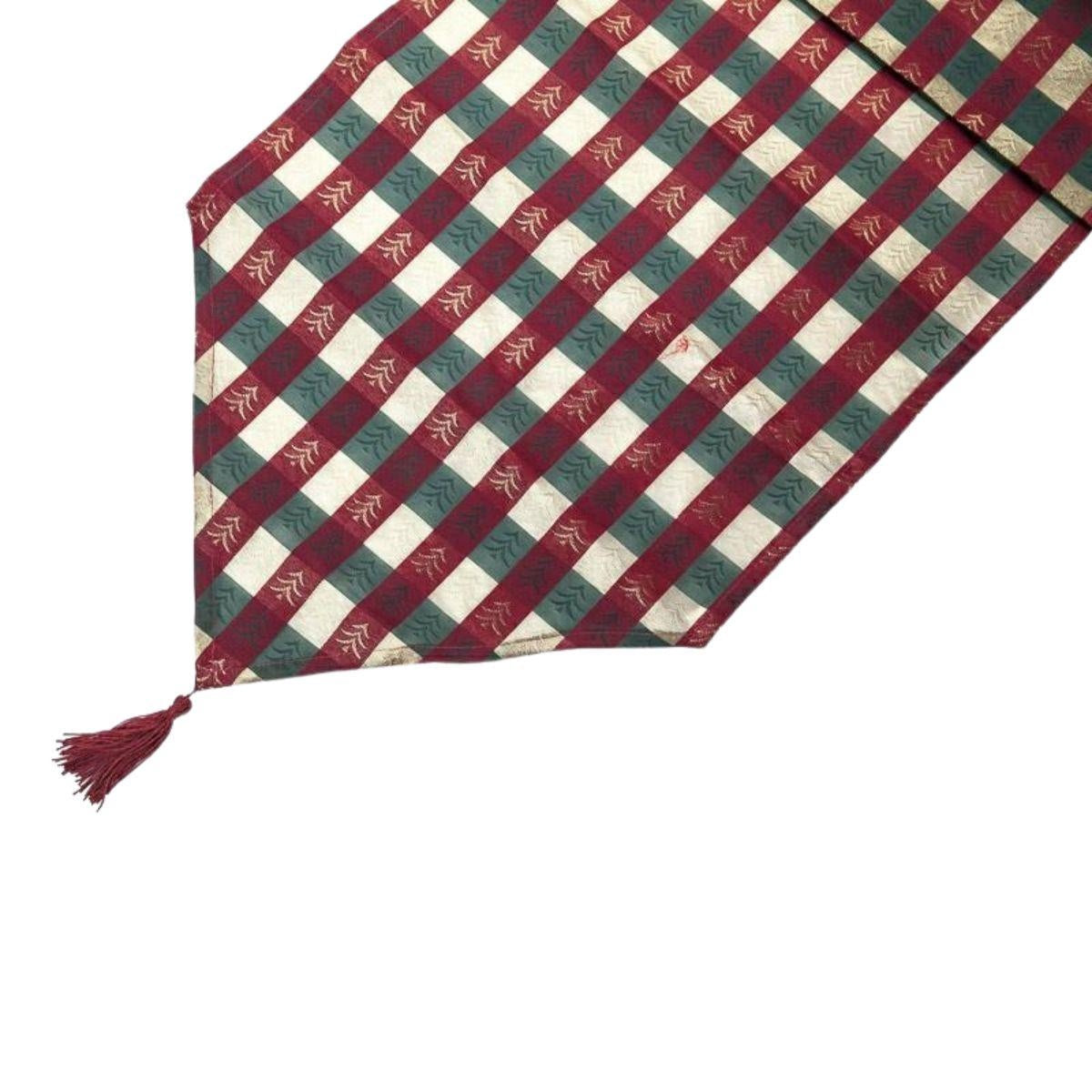 Runner da tavola in fantasia scozzese 40x160