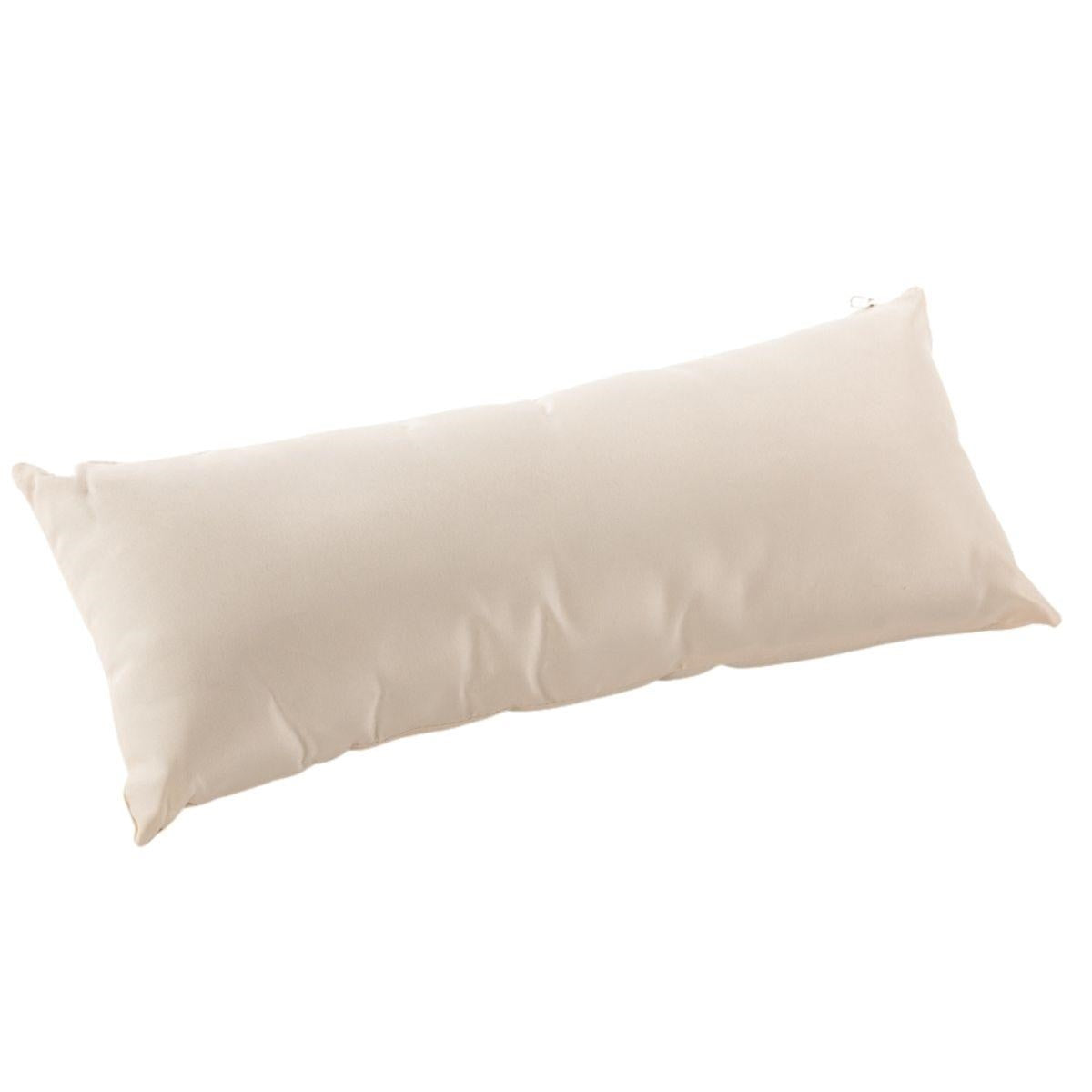 Cuscino sfoderabile in ecrù 25X58