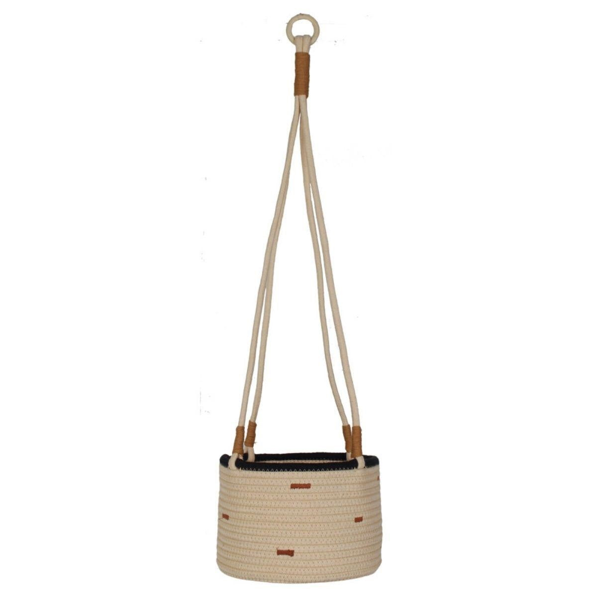 Cesto pensile in cotone Ø22H65