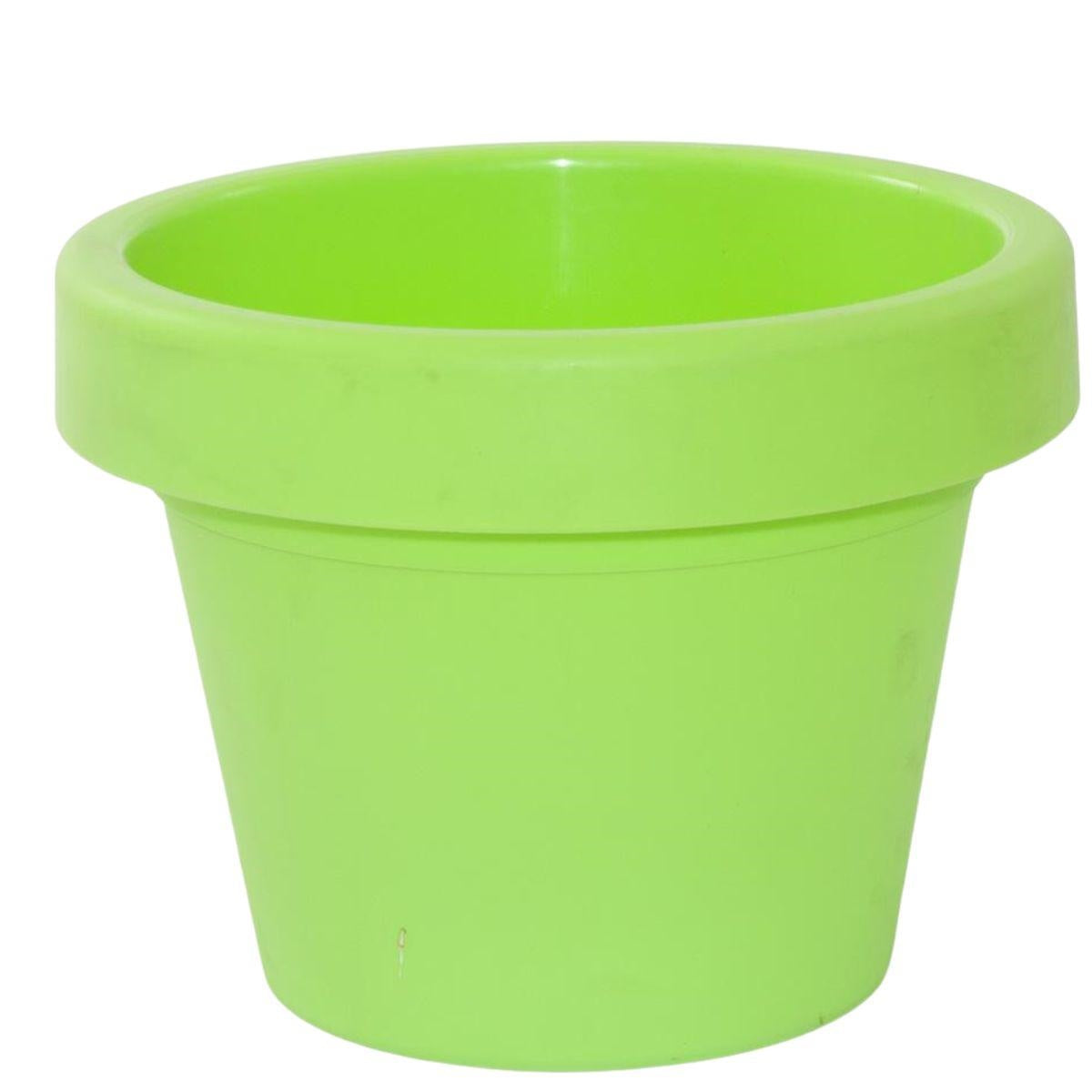 Vaso in plastica verde Ø38H29 - Milano 7 Arte e Design