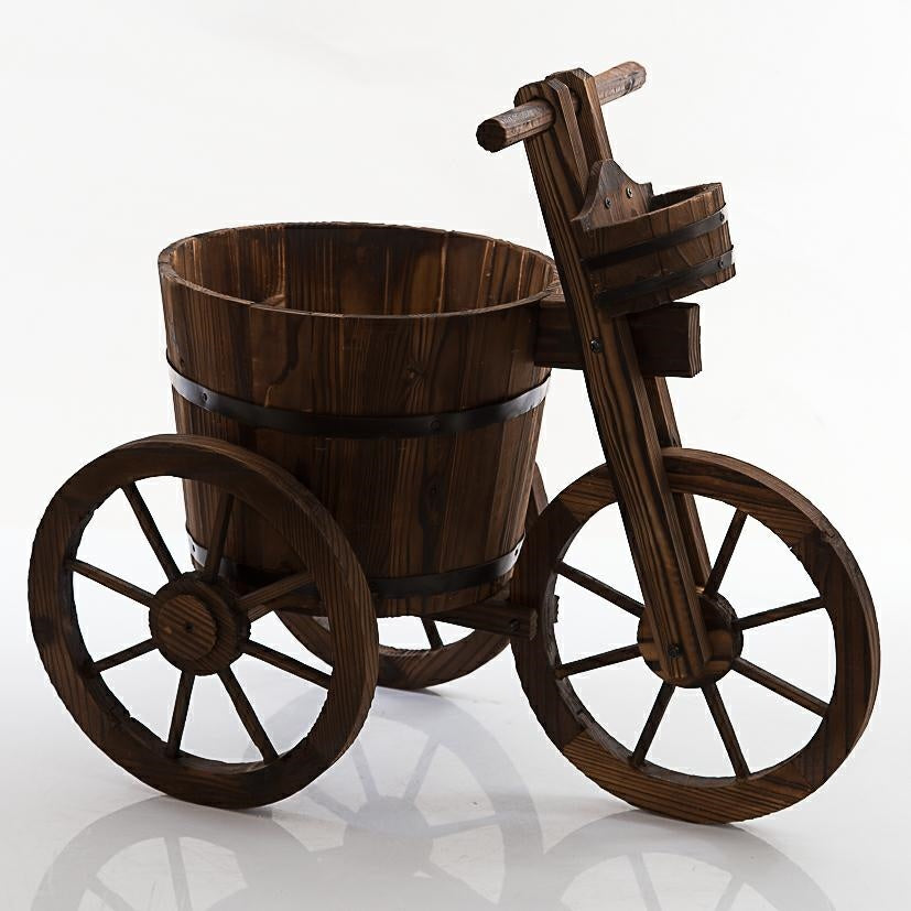 Portavaso in abete bici Ø65H58