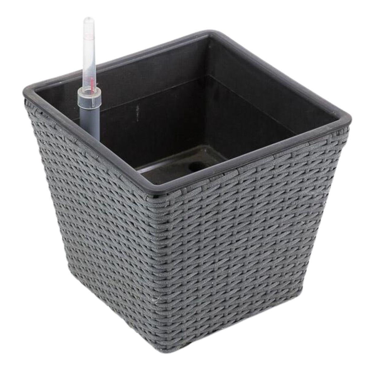 Vaso quadrato con dosatore 26X26H24