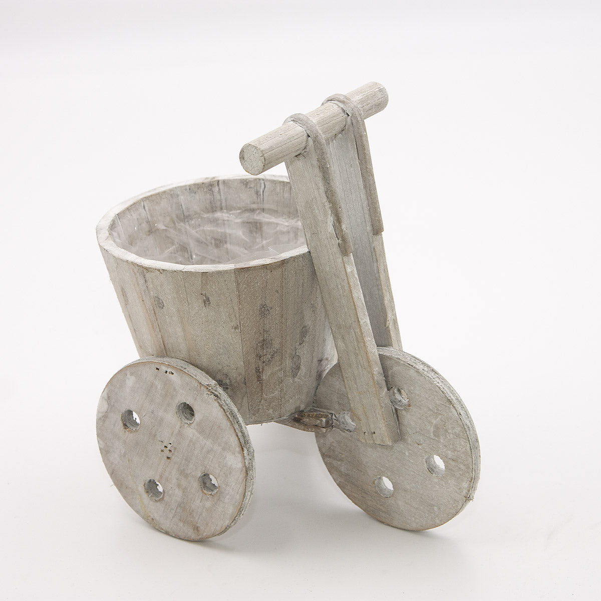 Vaso portafiori in legno 13X18H20,5