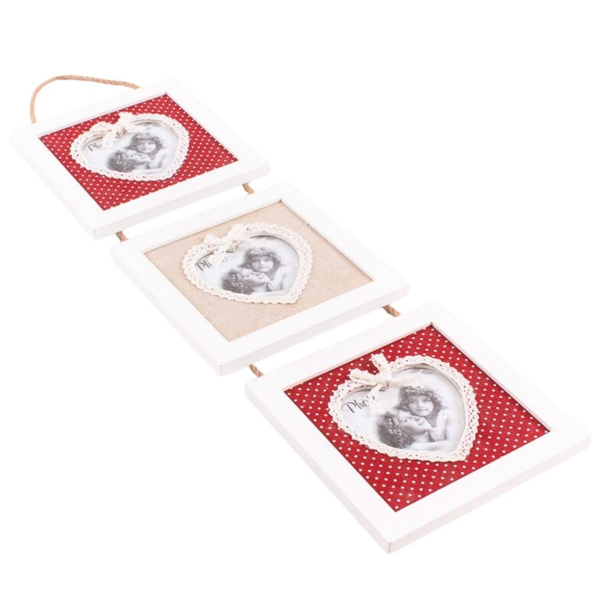 Portafoto da parete in abete 18H71