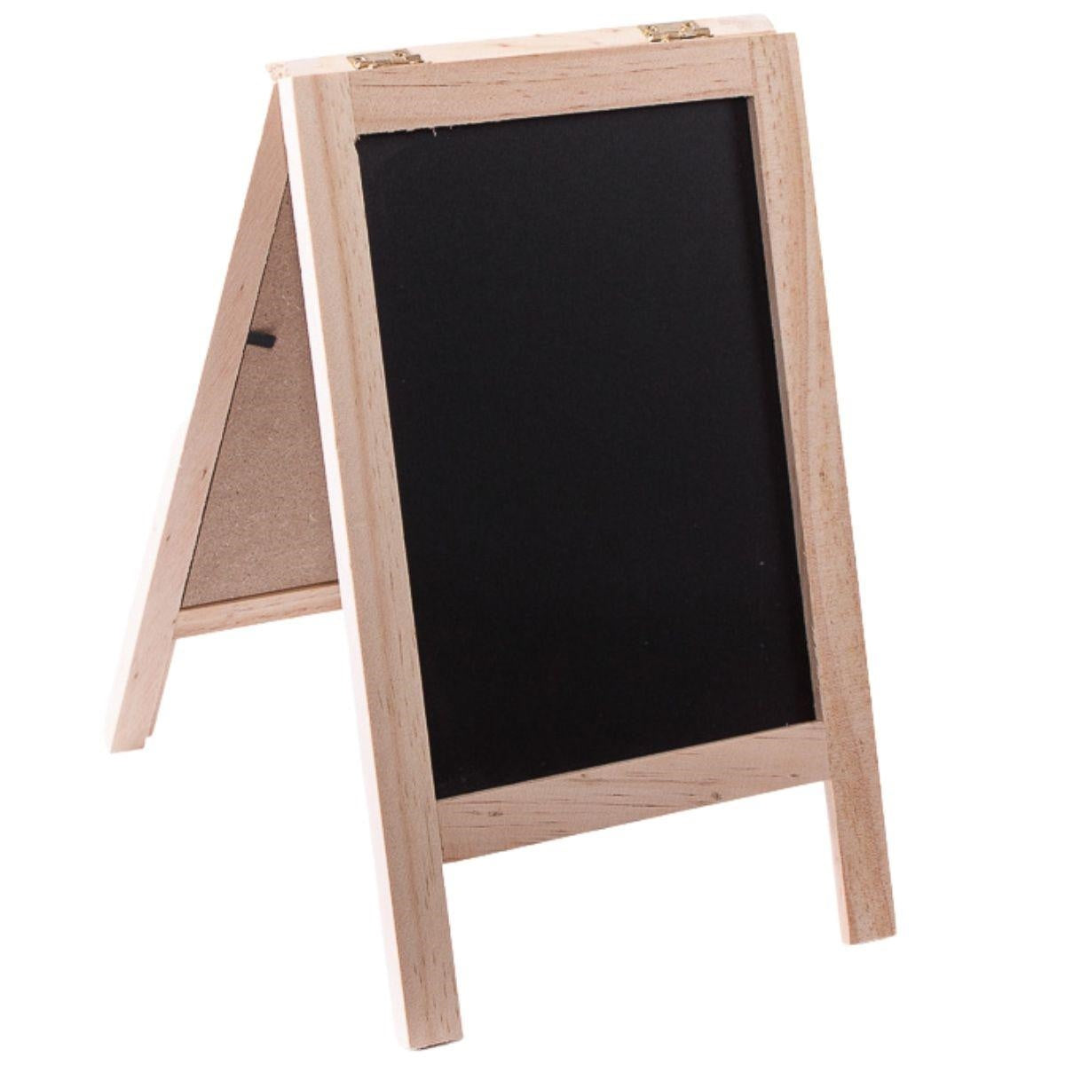 Lavagna doppia in legno 15XH25 - Milano 7 Arte e Design