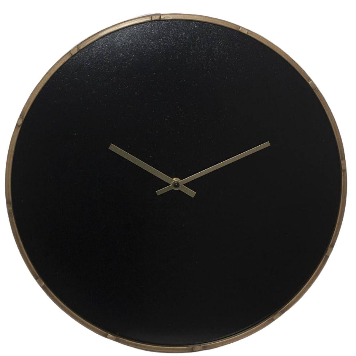 Orologio in mdf e metallo Ø40