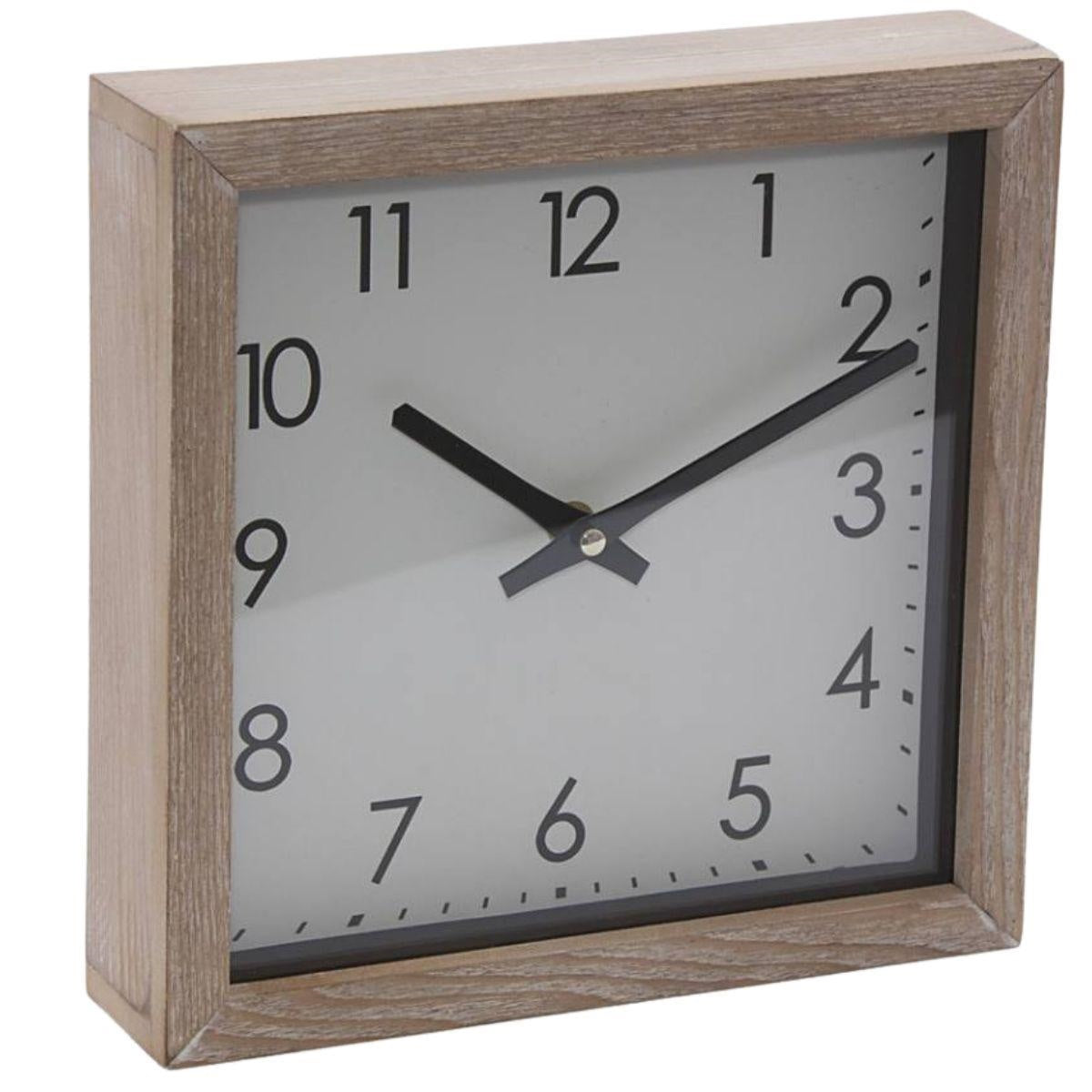 Orologio quadrato classico 25X25 - Milano 7 Arte e Design