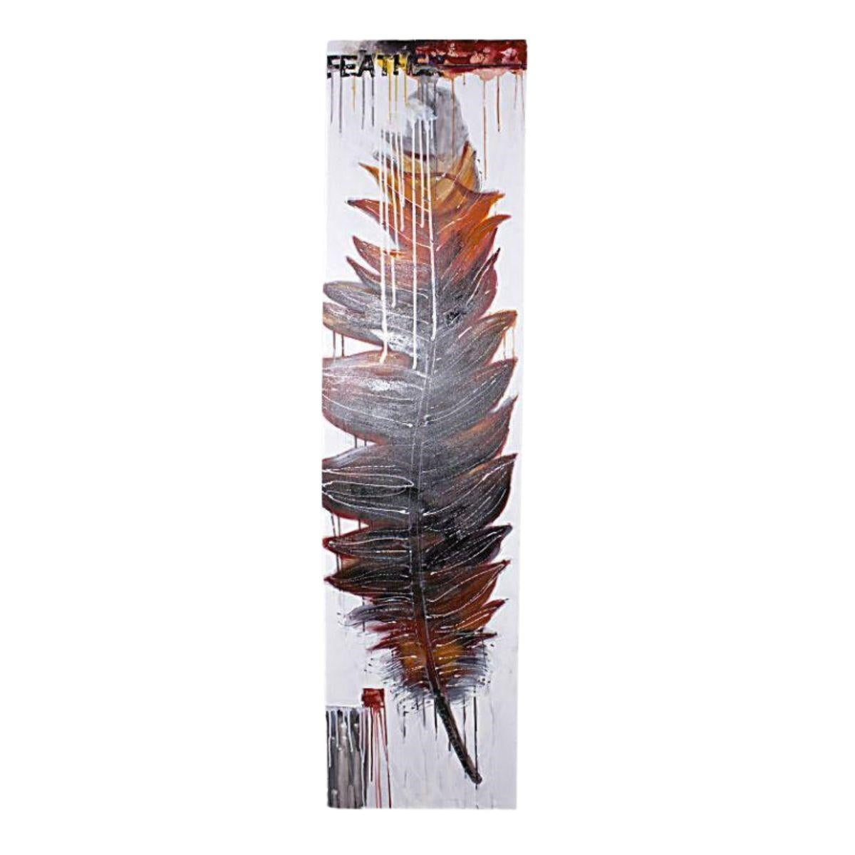 QUADRO ASTRATTO FOGLI   M50 H200  MADE IN CHINA - Milano 7 Arte e Design
