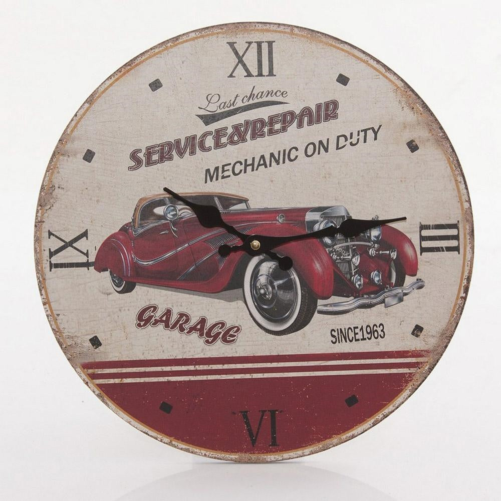 Orologio in mdf "Service" Ø34