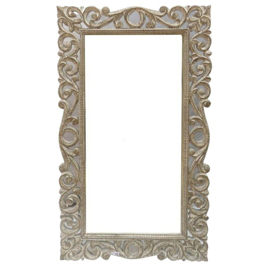 Specchio in mdf intagliato 66X2H117