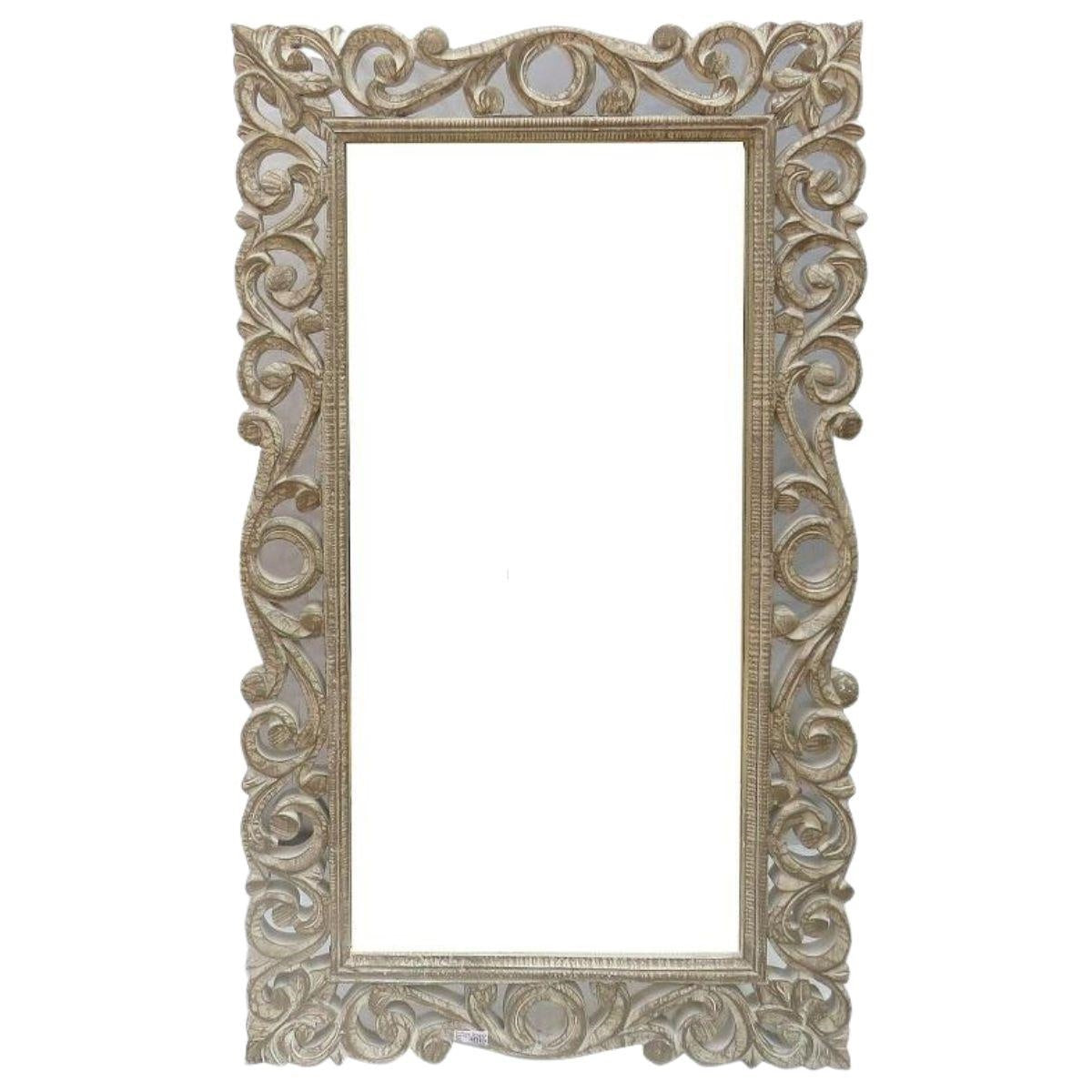 Specchio in mdf intagliato 66X2H117