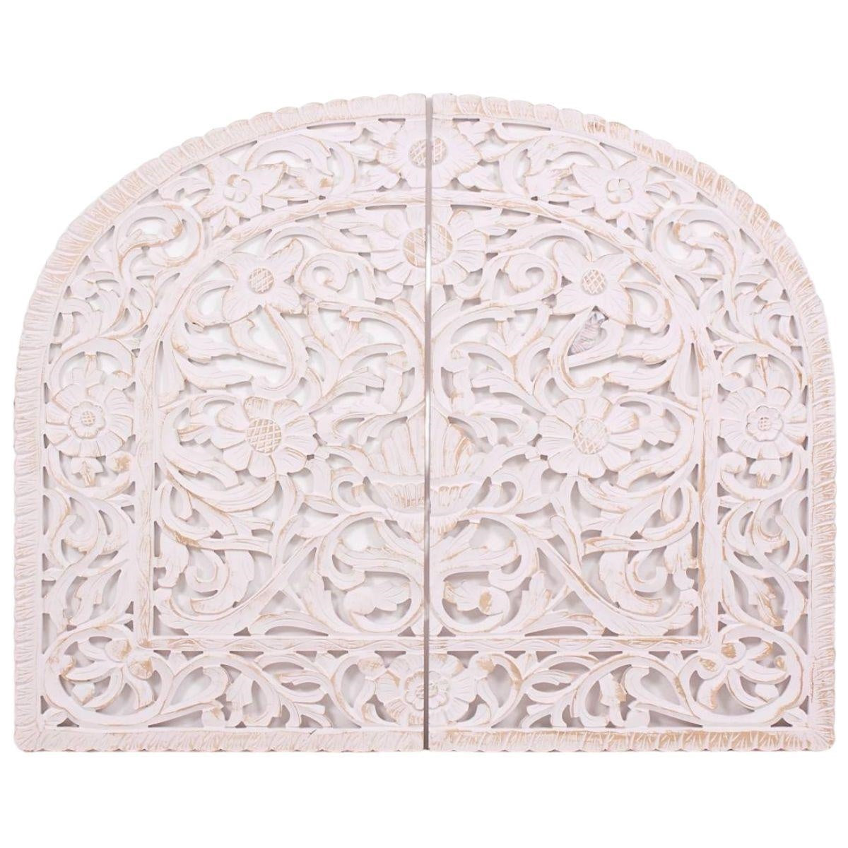Pannello decorativo in mdf bianco 120x2H150 - Milano 7 Arte e Design
