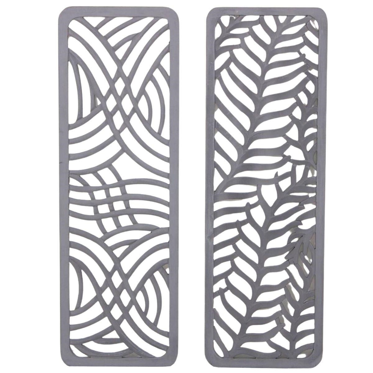 Pannello decorativo in mdf grigio 40X120