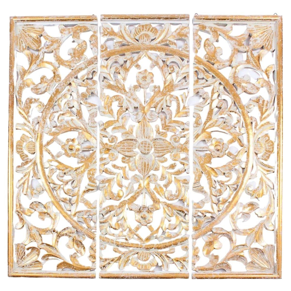 Pannello decorativo in mdf dorato 120x3H120 - Milano 7 Arte e Design