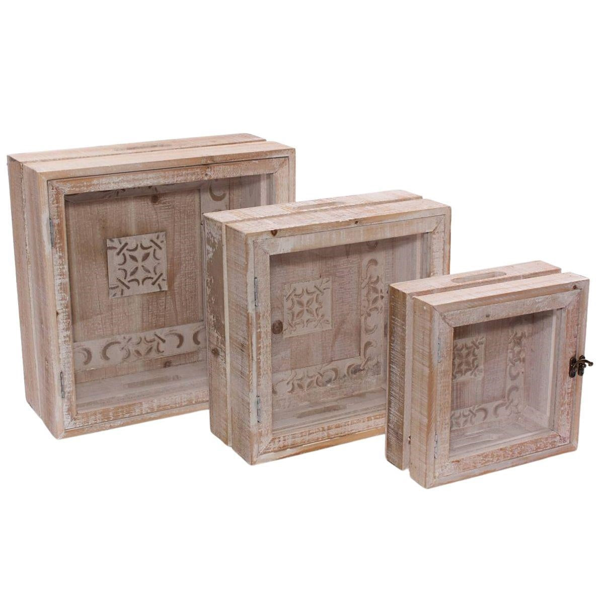 Mensola decorativa 36X36H16 in set di 3 - Milano 7 Arte e Design