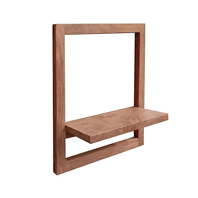 Mensola in acacia "Siros" 50X16H55
