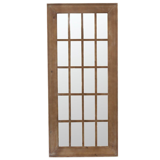 Specchio a finestra in abete 80X2H176