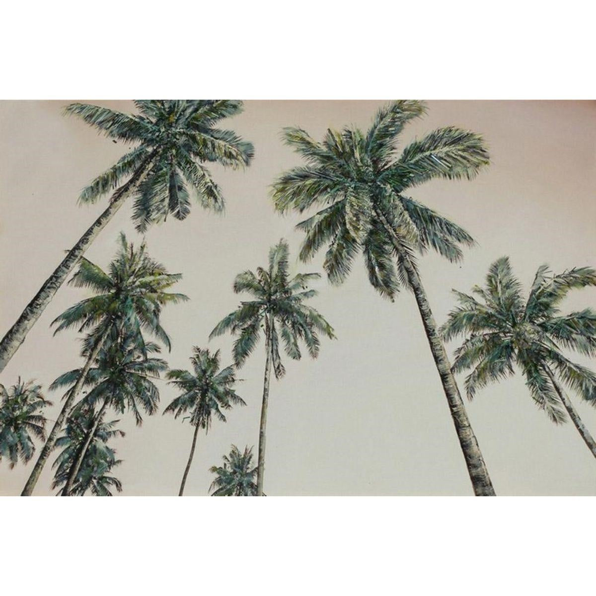 Quadro dipinto palme 120X80 - Milano 7 Arte e Design