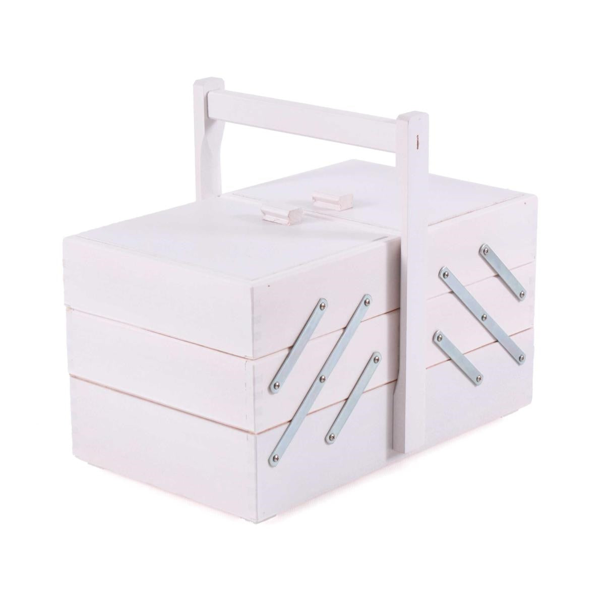 Portalavoro in faggio bianco 34X20H18/28 - Milano 7 Arte e Design