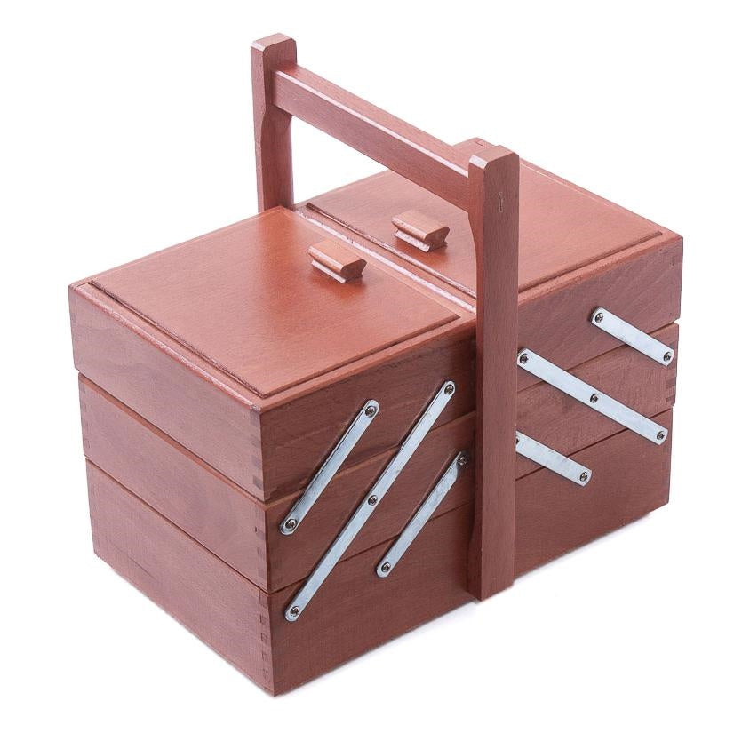 Portacucito in faggio noce 29X17H18/28