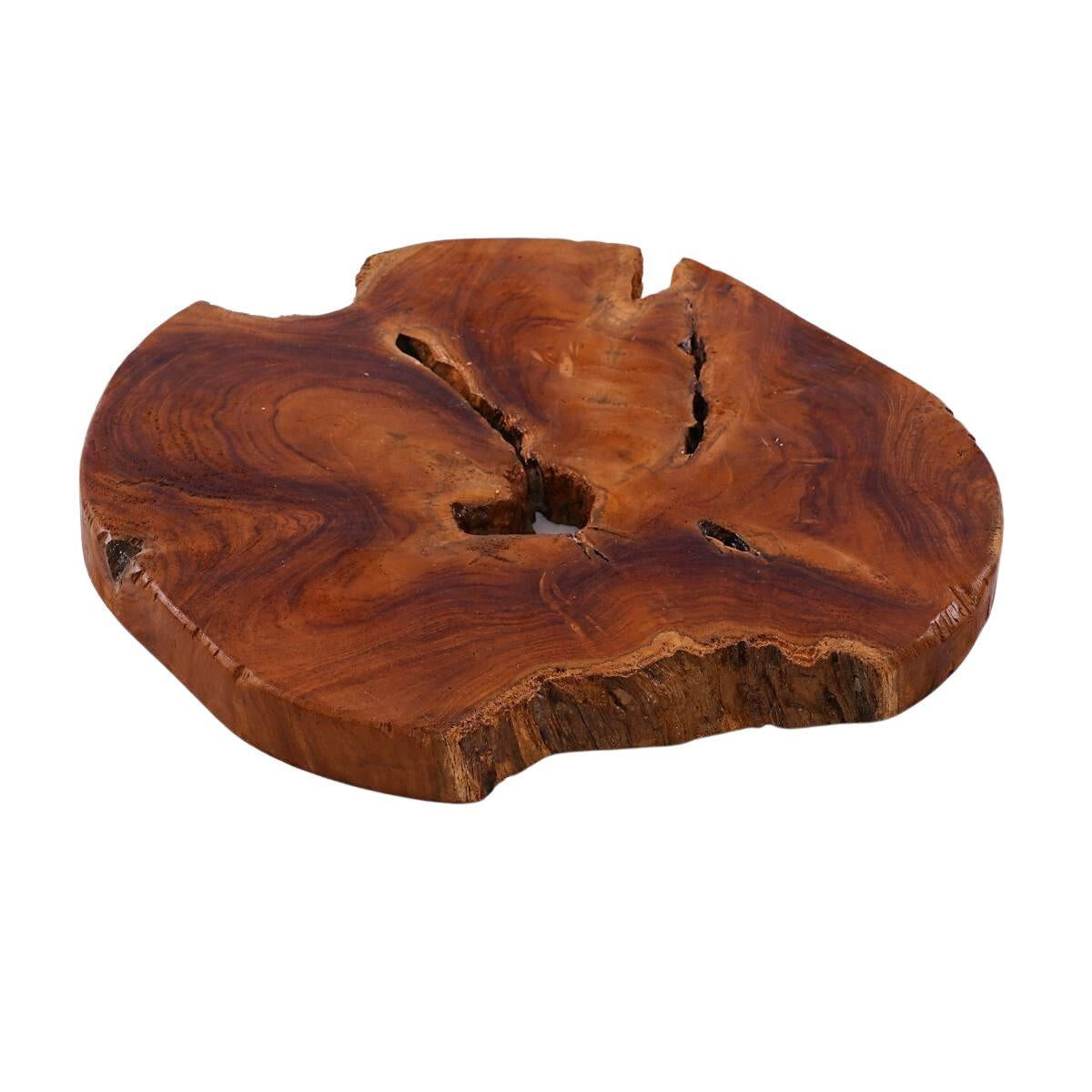 Tagliere rotondo in teak Ø40H4 - Milano 7 Arte e Design