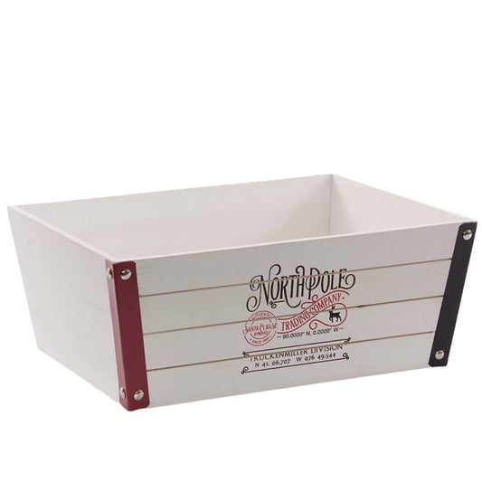 Cassetta in abete "North Pole" 38X29H15