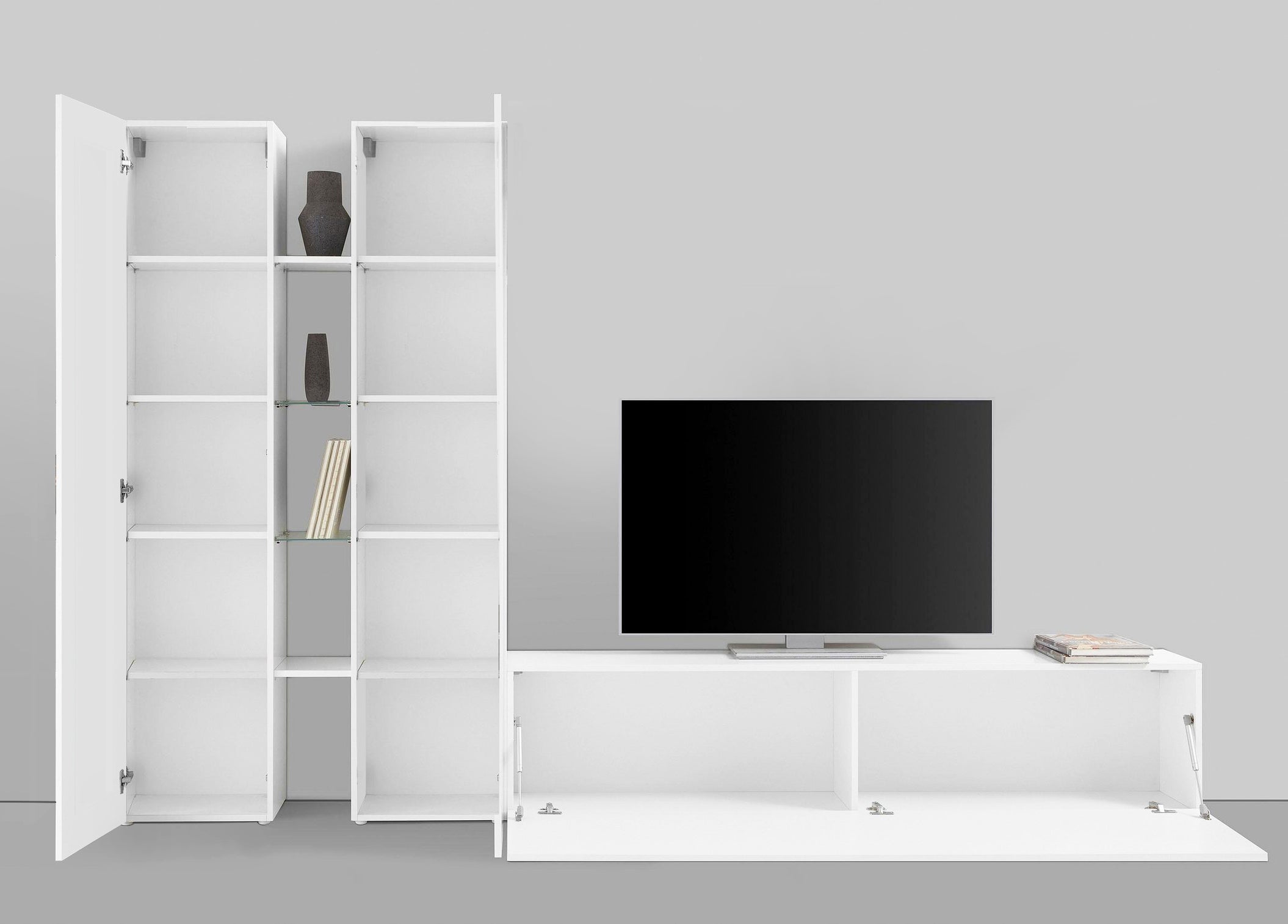 Bianco laccato lucido - Soggiorno MARUSKA n°10/cod.96 - Milano 7 Arte e Design