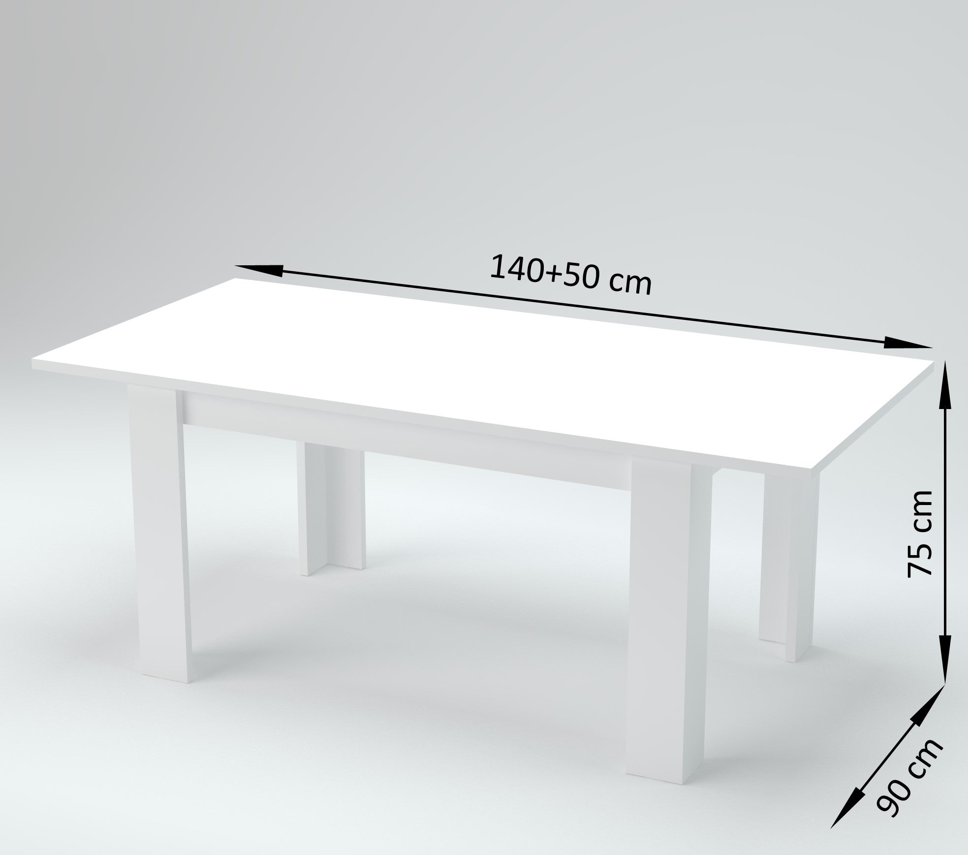 Tavolo allungabile JESI 140-190 cm - Milano 7 Arte e Design