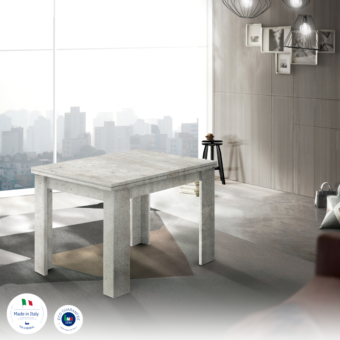 Tavolo allungabile JESI a libro 90 cm - Milano 7 Arte e Design