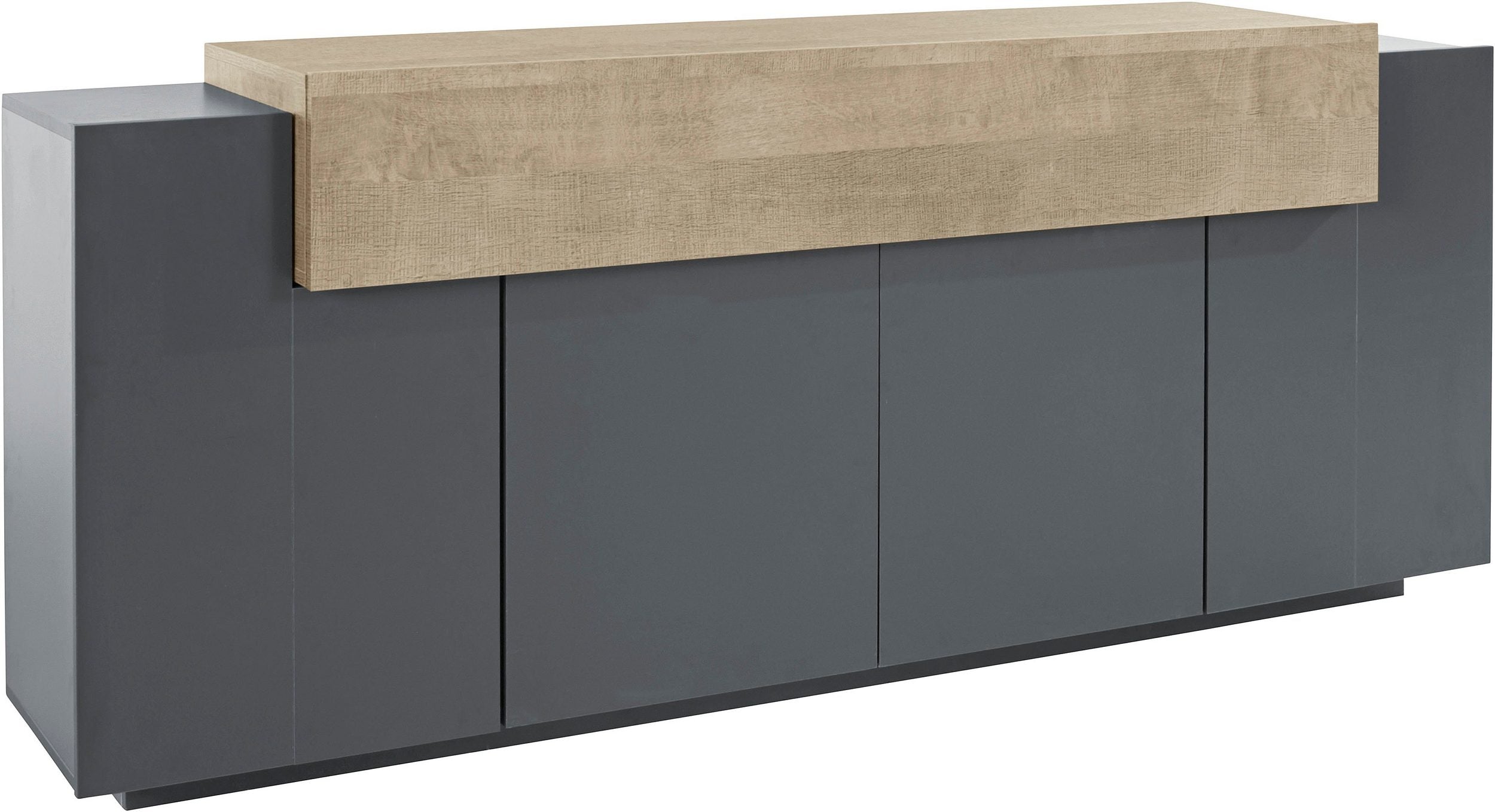Credenza CORO 200 cm 4 ante battenti + 1 anta a ribalta - Milano 7 Arte e Design