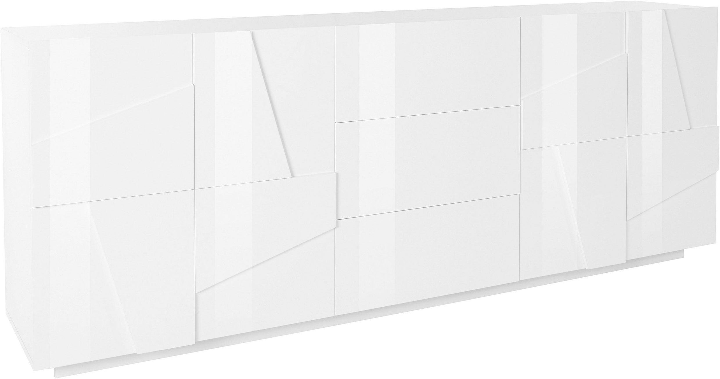 Credenza PING 220 cm 4 ante + 3 cassetti - Milano 7 Arte e Design