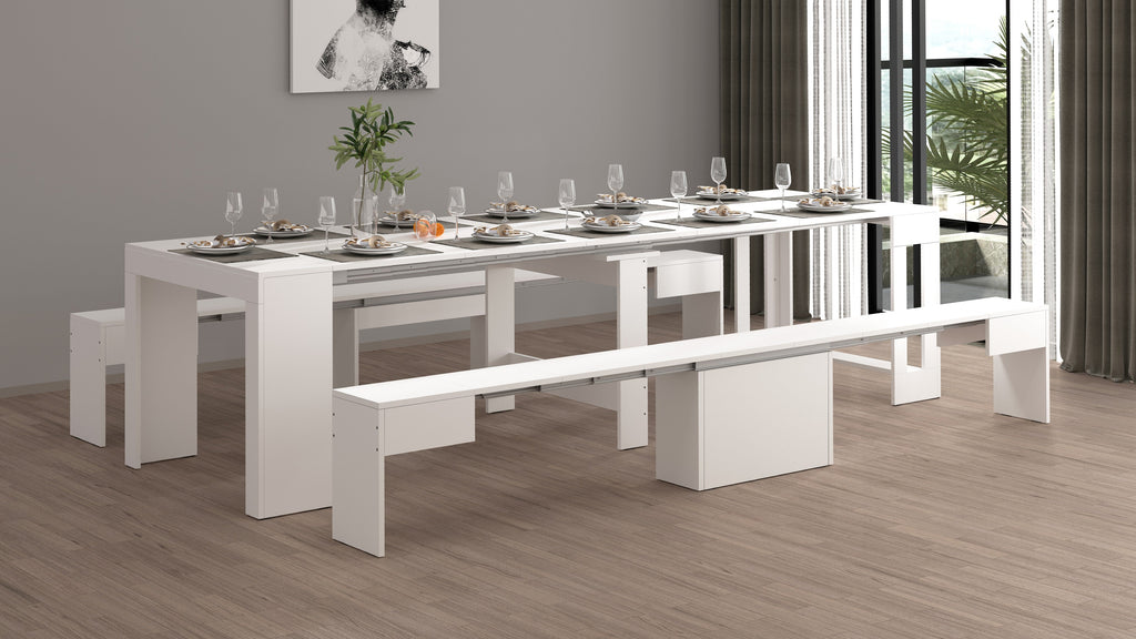 Set 2 panche allungabili PRATIKA - Milano 7 Arte e Design